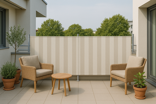 Brise-vue en toile acrylique sur mesure : l’alliance parfaite entre esthétisme, confort et intimité