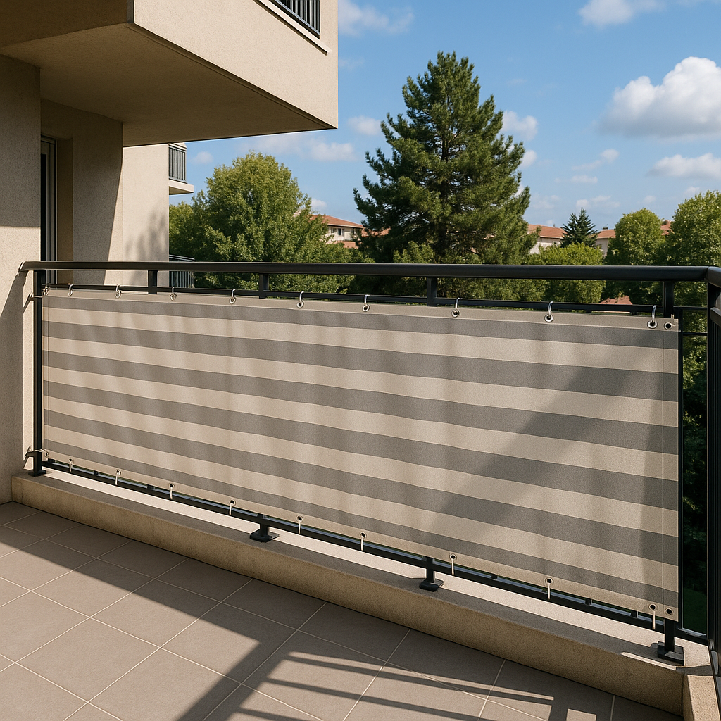 brise vue toile acrylique sur mesure