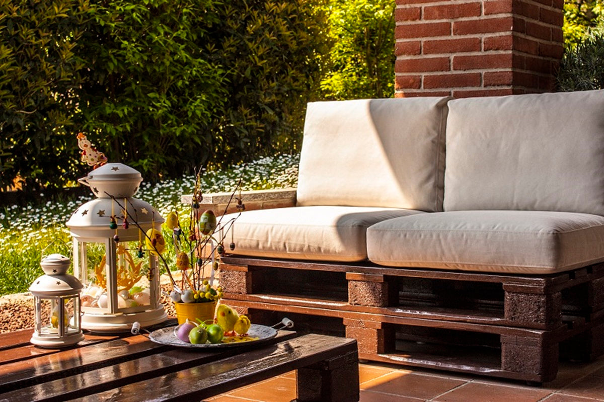 coussin sur mesure pour palette