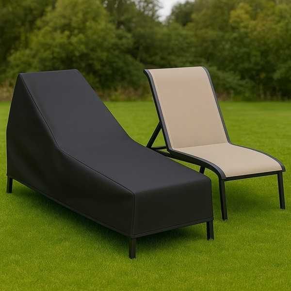 Housse protection chaise longue sur mesure
