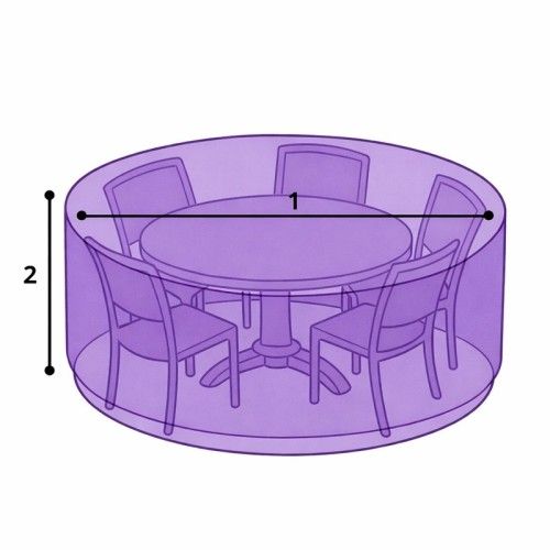 Housse de Salon de jardin rond