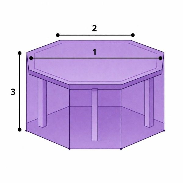 schéma-housse-de-table-de-jardin-octogonale-sur-mesure