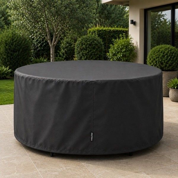 housse-protection-salon-jardin-rond-noire
