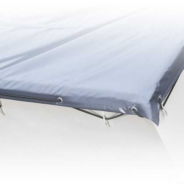 Bache plate grise sur mesure