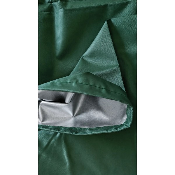 Toile Essential 250 (verte) — revers enduit argent