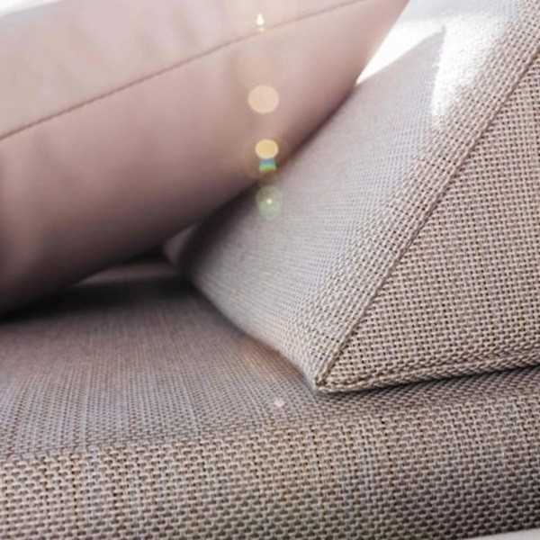 coussin sur mesure dossier trapeze