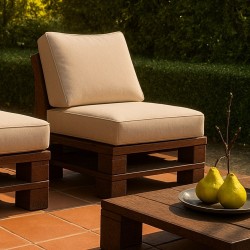 coussin sur mesure dossier trapeze