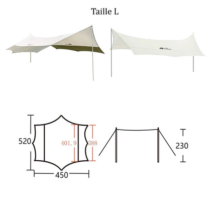 Bâche Camping Imperméable & Anti-UV - MOBI GARDEN