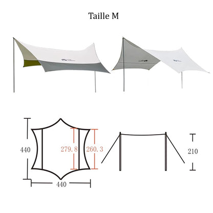 Bâche Camping Imperméable & Anti-UV - MOBI GARDEN