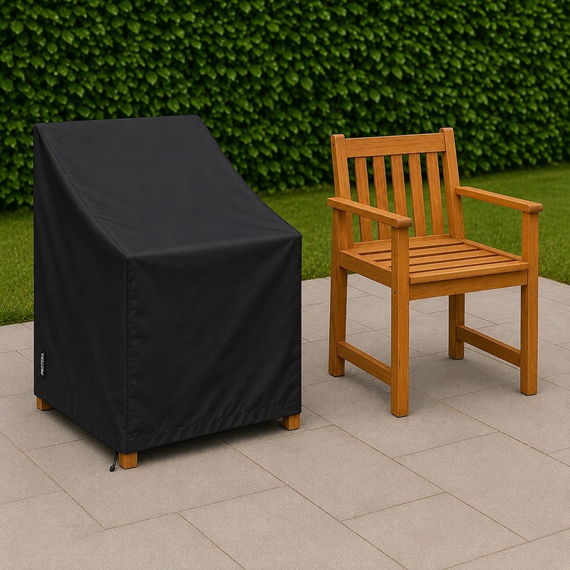 housse-protection-fauteuils-chaises-noire
