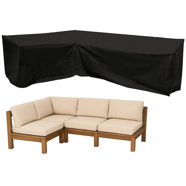 Housse de protection pour canapé d’angle, coupe ajustée sur mesure