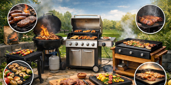 Les différents types de barbecues et modes de cuisson